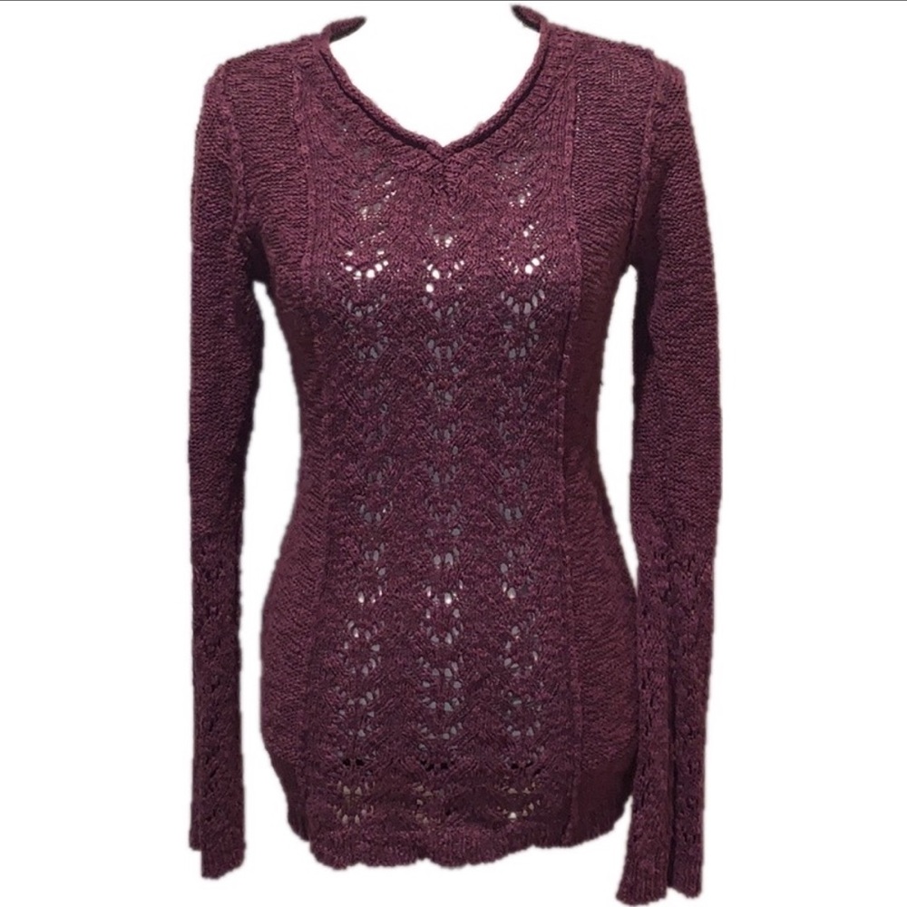 Purple Knit Sweater
